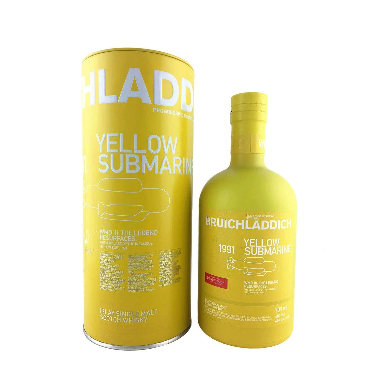 Bruichladdich WMD III Yellow Submarine 1991 25 Year Old Whisky | 700ML - Whiskey