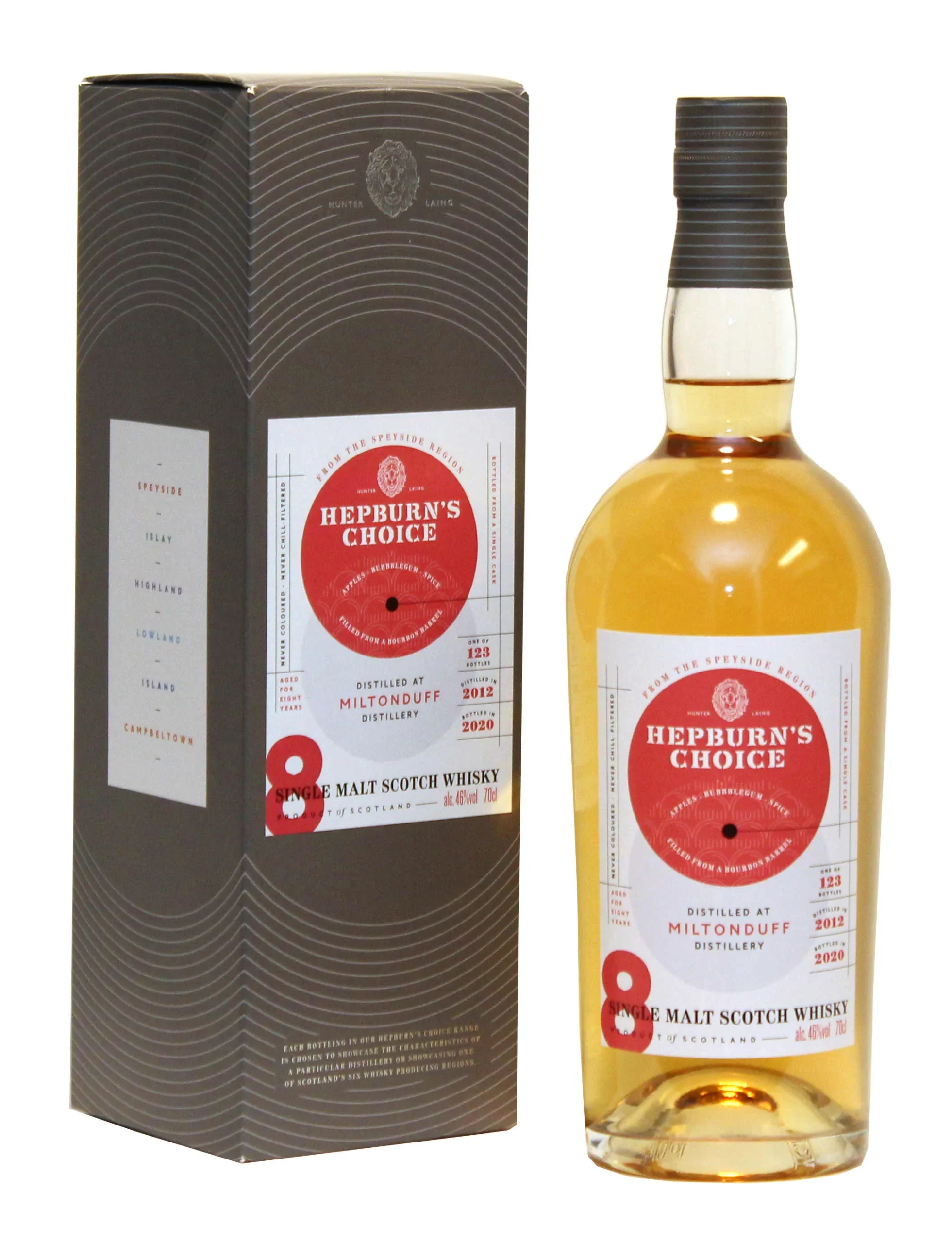 Miltonduff 2012 HL Hepburn's Choice 8 Year Old (2020) Release Scotch Whisky | 700ML - Whiskey