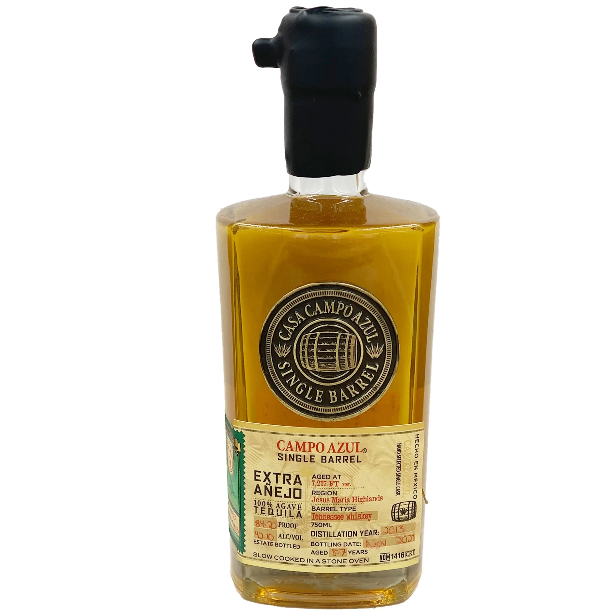 Campo Azul Single Barrel Extra Añejo Whisky Cask 2013 Tequila