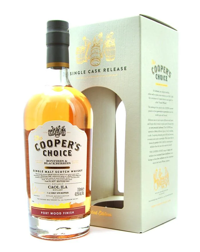 Whisky de pura malta Caol Ila Cooper's Choice Bonfires & Blackberries | 700ML - Whiskey