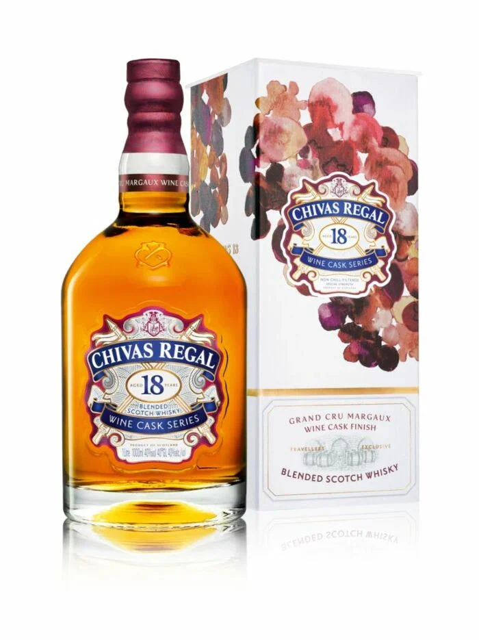 Chivas Regal 18 Year Old Margaux Wine Cask Finish Scotch Whisky | 1L - Whiskey