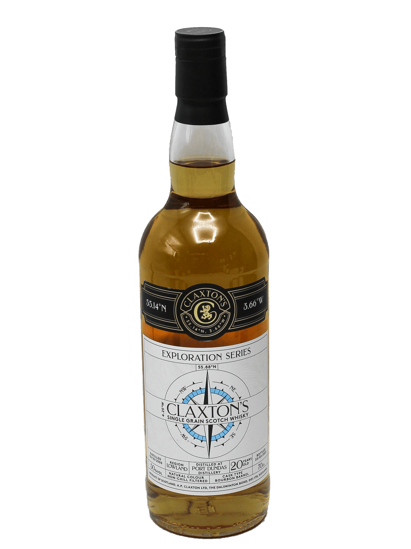 Claxtons Exploration Series 20 Year Single Grain Scotch Whisky | 700ML - Whiskey