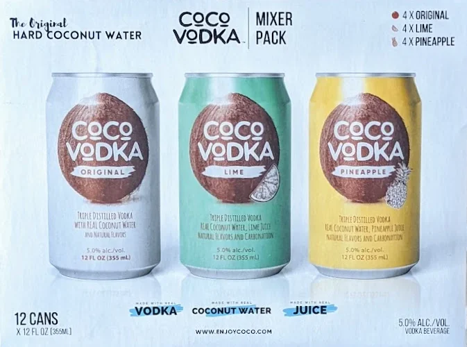 Coco Vodka Mezclador Pack Cóctel | 12x355ML - Cocktail
