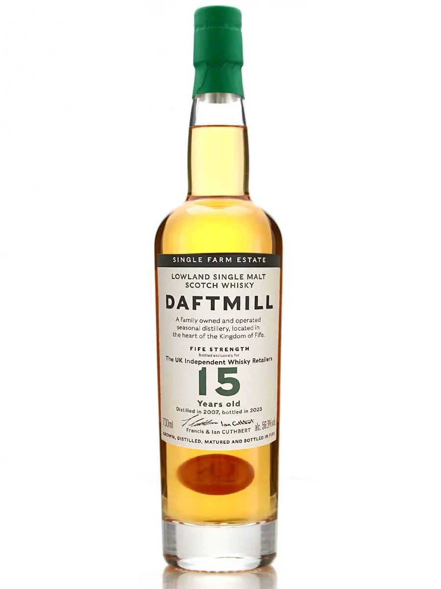 Whisky Daftmill Fife Strength Lowland Single Malt 2007 de 15 años | 700ML