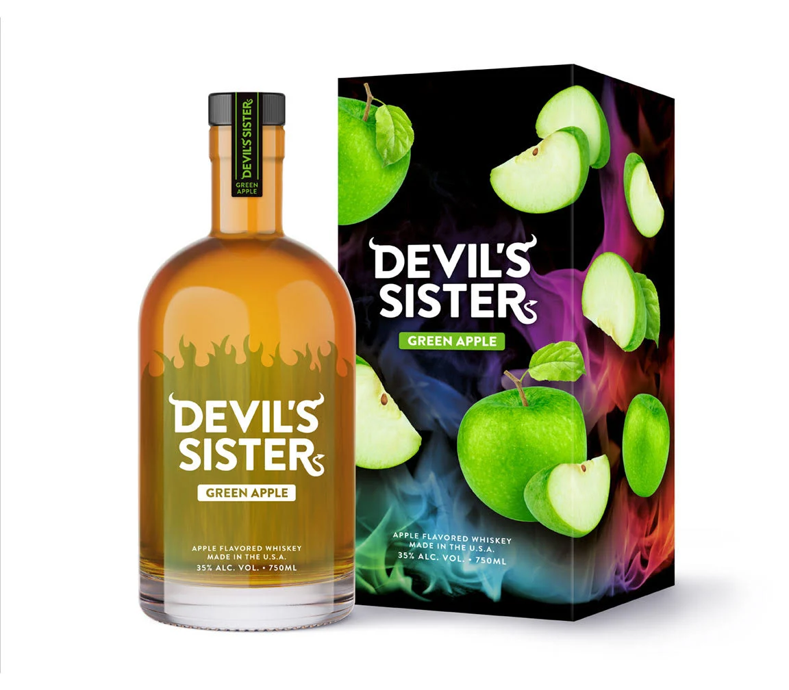 Devil's Sister Green Apple Whiskey