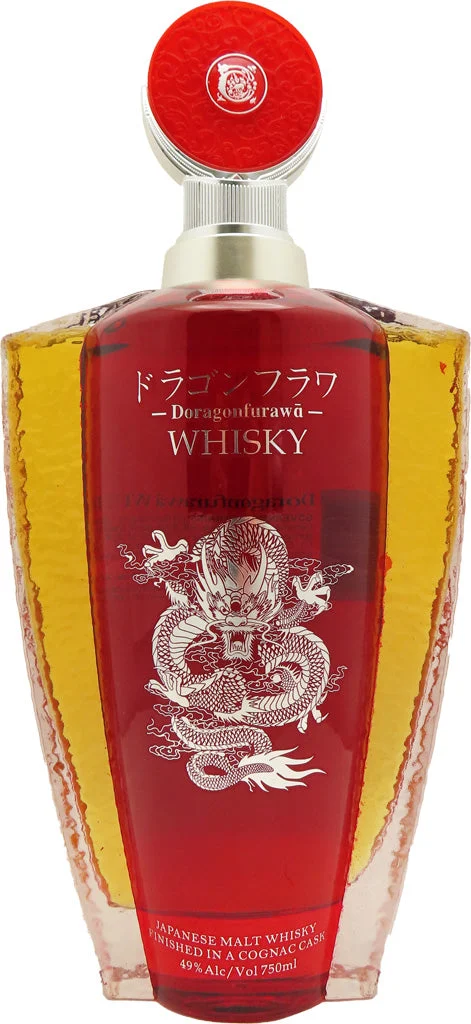 Doragonfurawa Cognac Cask Finished Japanese Malt Whisky - Whiskey