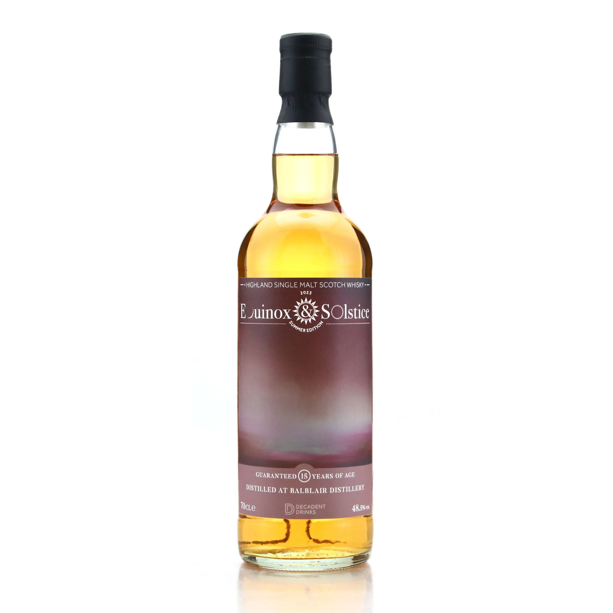 Balblair 15 Year Old Equinox & Solstice Summer 2023 (Decadent Drinks) Scotch Whisky | 700ML - Whiskey