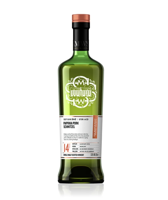 Fettercairn 2009 (The Scotch Malt Whisky Society) 94.42 Paprika Pork Schnitzel Scotch Whisky | 700ML - Whiskey