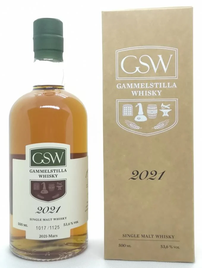 Gammelstilla 2021 Lanzamiento 2021 Whisky de malta única | 500ML