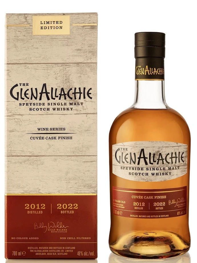 GlenAllachie Wine Series The Cuvee Wine Cask Finish 2012 10 Year Old Whisky | 700ML - Whiskey