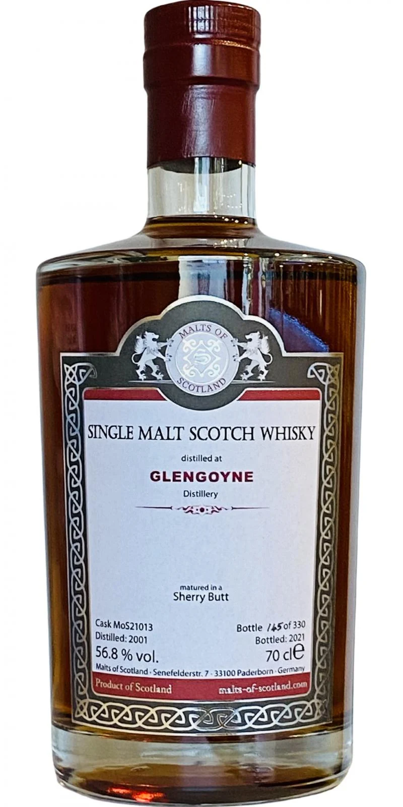 Glengoyne 2001 MoS 2021 Release (Cask #MoS 21013) Single Malt Scotch Whisky | 700ML - Whiskey