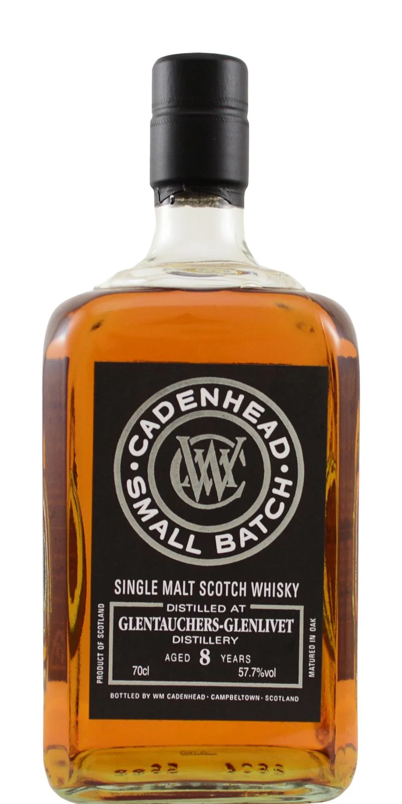 Glentauchers 2011 (Cadenhead's) Small Batch 8 años Lanzamiento en 2019 Whisky escocés de malta única | 700ML