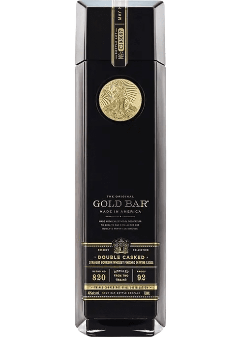 Gold Bar Double Casked Finished in Wine Casks Straight Bourbon Whiskey | 700ML