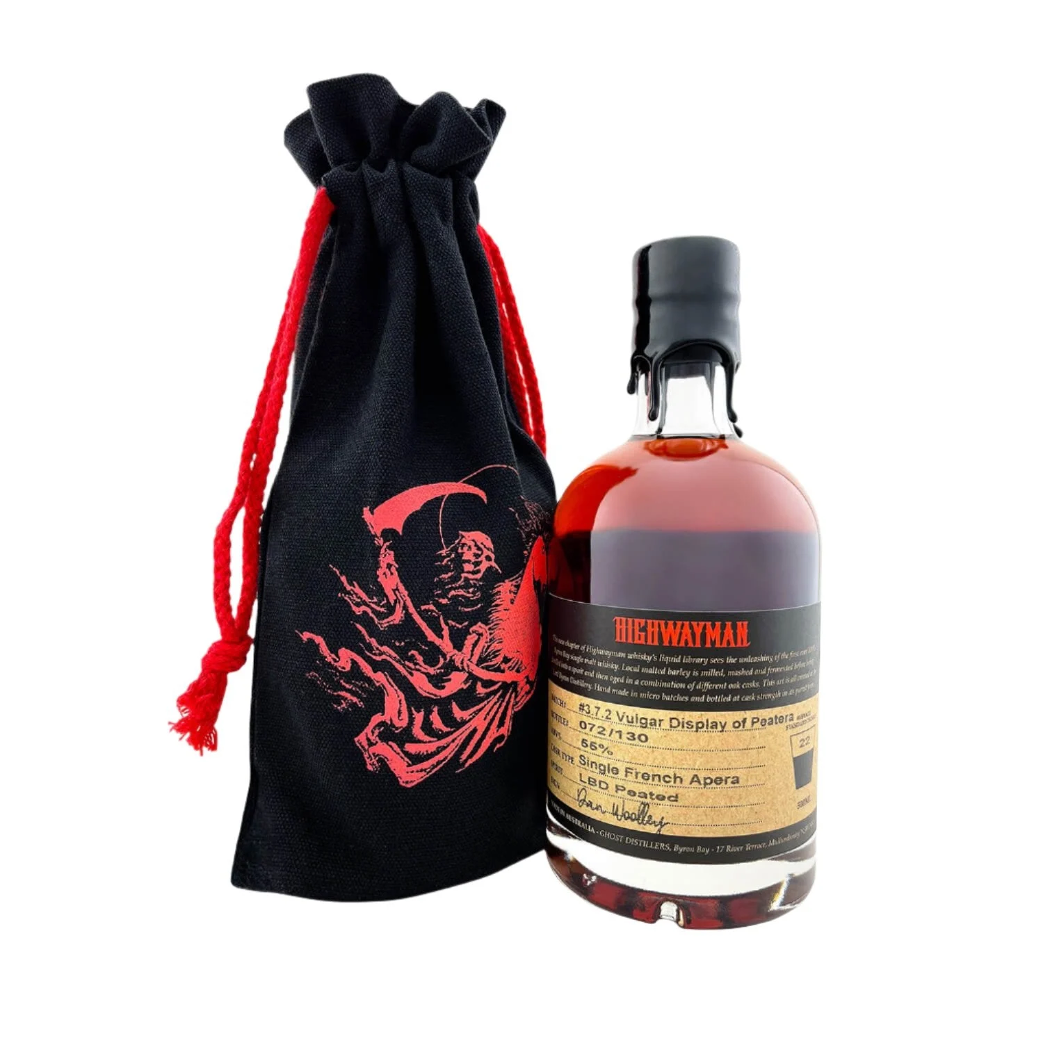 Highwayman Vulgar Display of Peatera Single Malt Whisky | 500ML - Whiskey