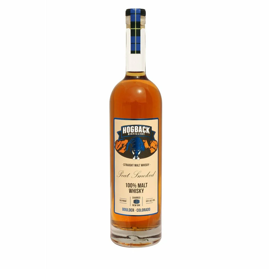 Hogback Distillery Peat Smoked Straight Malt Single Barrel Whisky - Whiskey