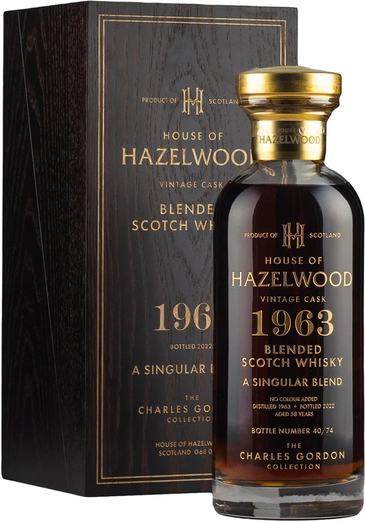 House of Hazelwood Charles Gordon Collection 1963 "A Singular Blend" 58 Year Old Blended Whisky | 700ML - Whiskey