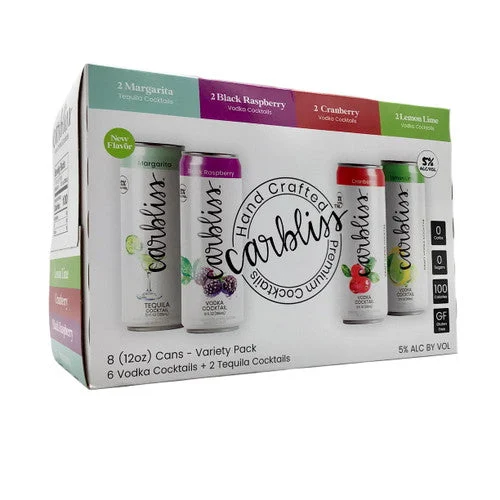 Cóctel variado de vodka Carbliss | 8x355ML