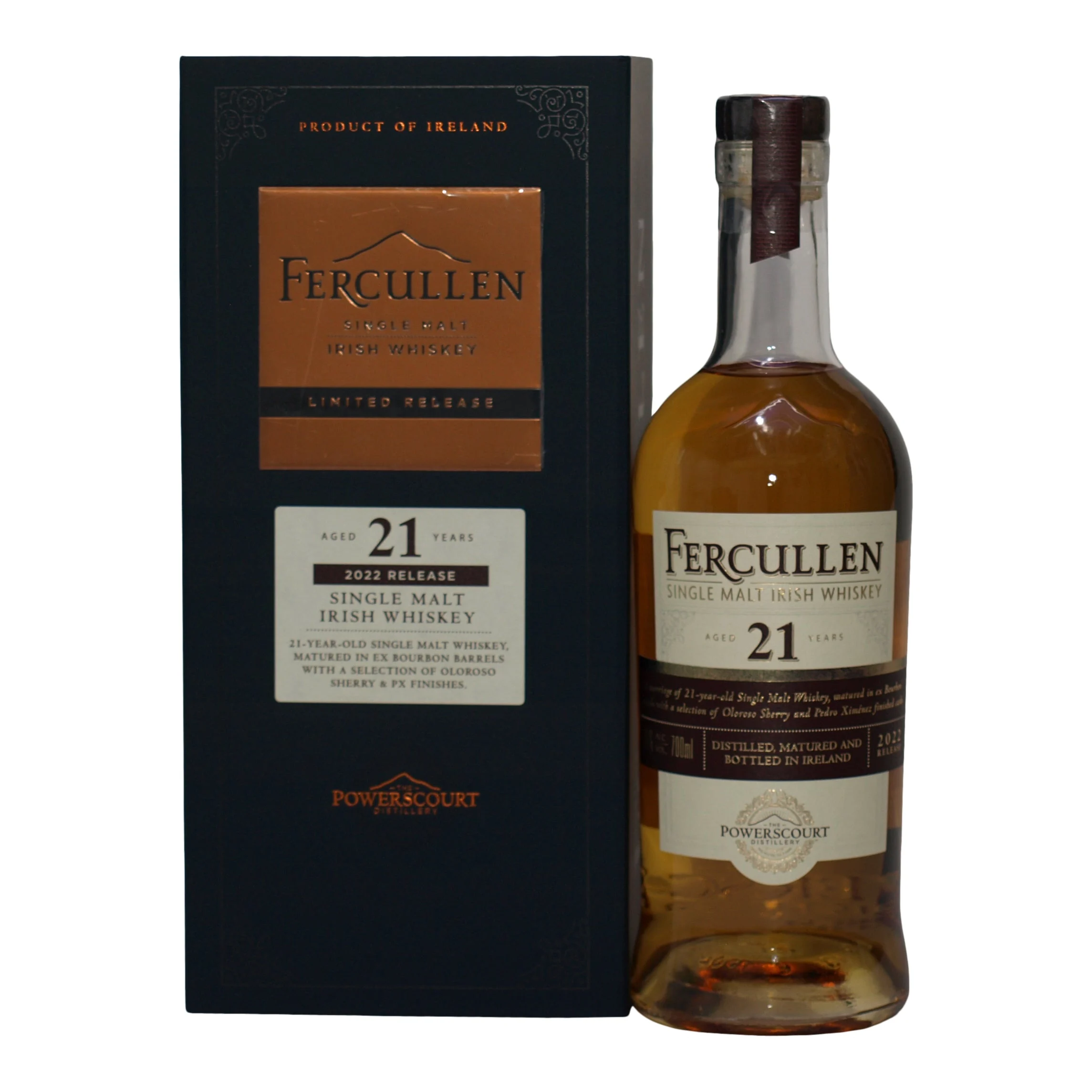 Fercullen 21 Year Old 2022 Release Single Malt Irish Whiskey | 700ML