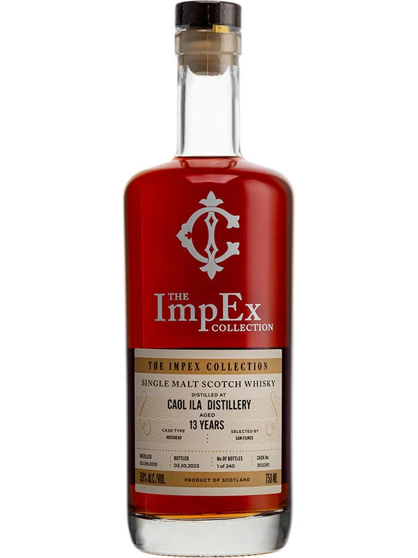 The Impex Collection Caol Ila 13 Year Old Hogshead # 302281 Speyside Single Malt 2010 Scotch Whisky - Whiskey