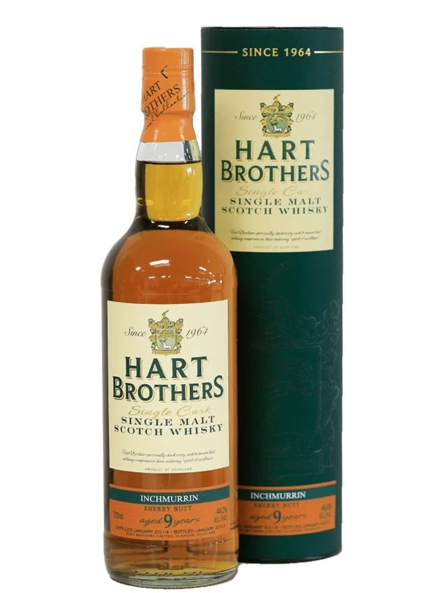 Inchmurrin 2014 (Hart Brothers) 9 Year Old Single Cask Scotch Whisky | 700ML - Whiskey