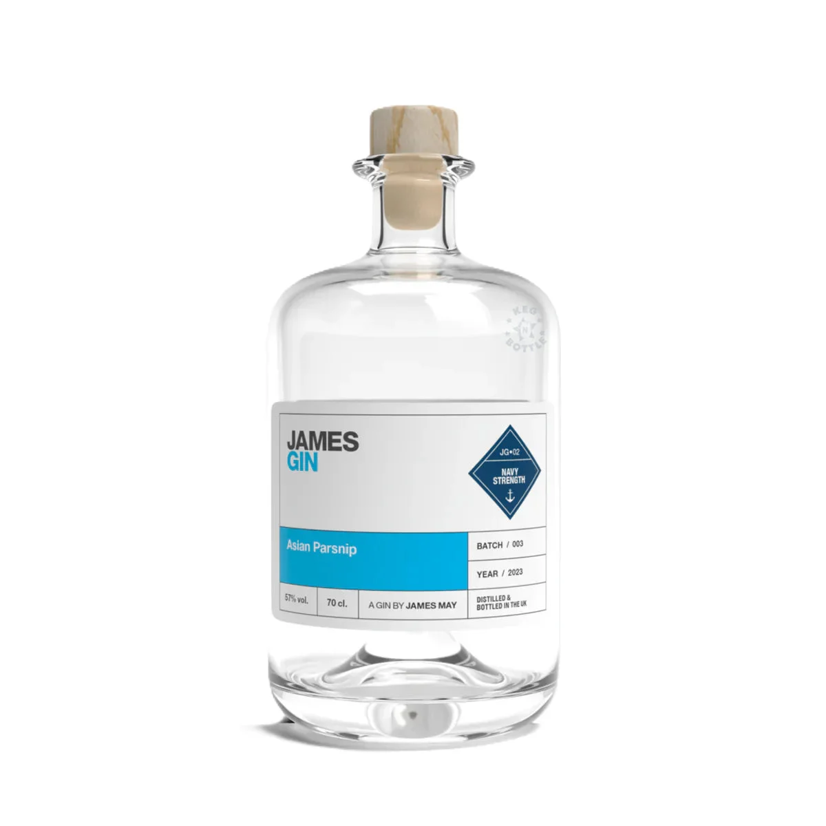 Ginebra de chirivía asiática James | 700ML