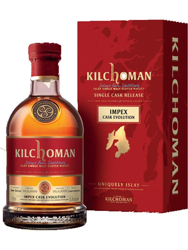Kilchoman ImpEx Cask Evolution 03/2023 13 Year Old ex Bourbon Cask # /319 Finished 2010 Scotch Whisky - Whiskey
