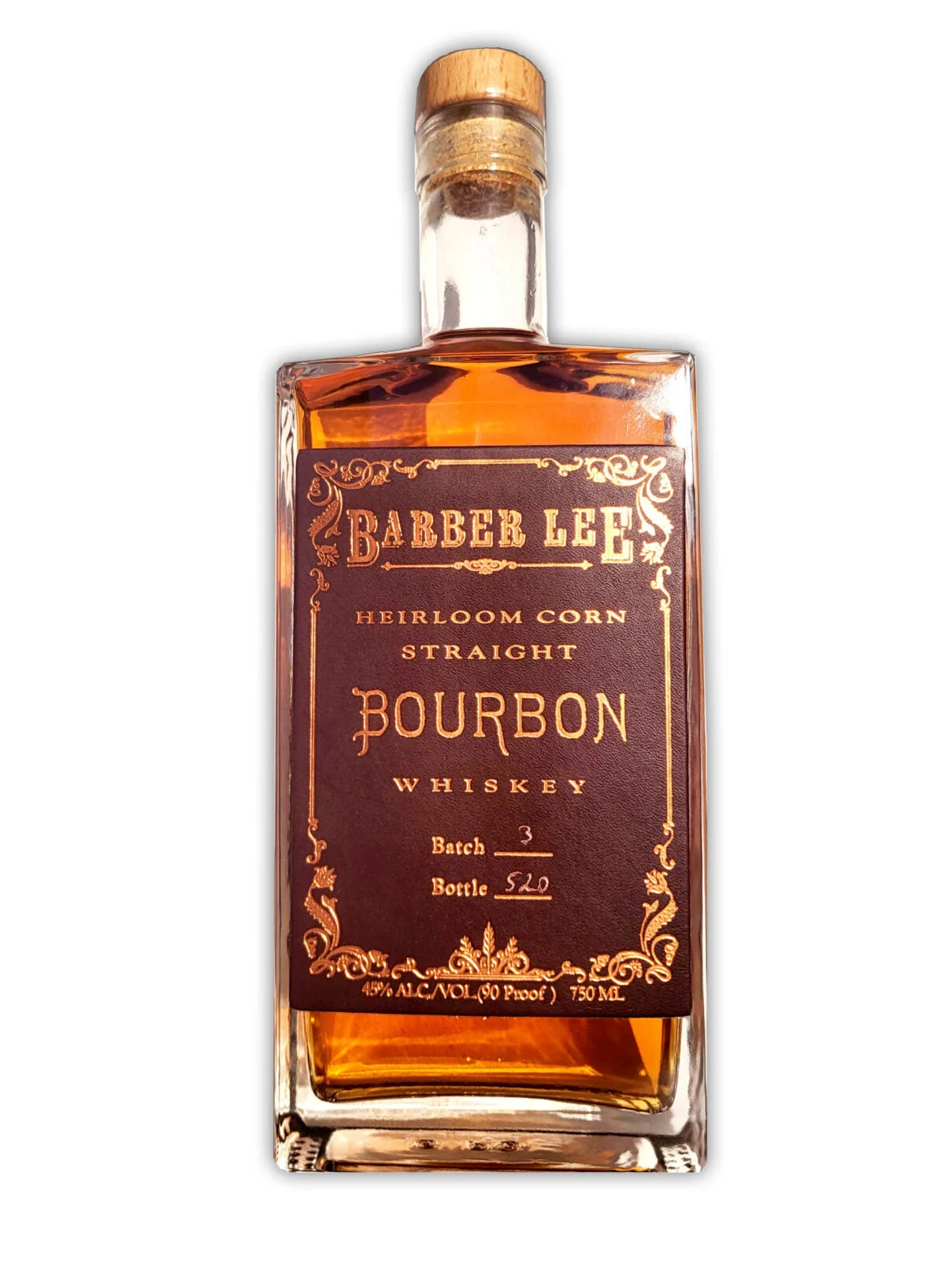 Barber Lee Heirloom Corn Bourbon Whiskey