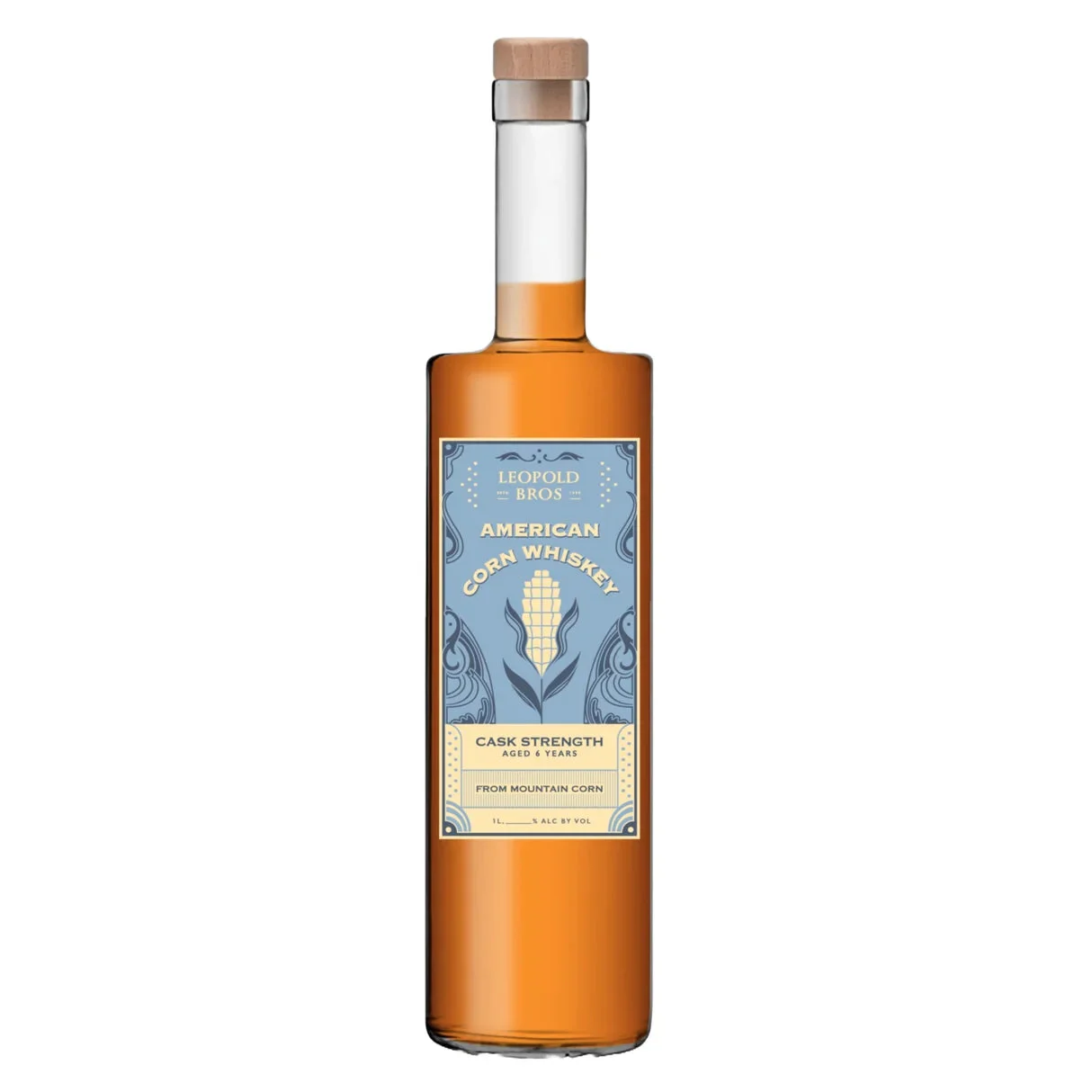 Leopold Bros. 6 Year Cask Strength American Corn Whiskey | 1L