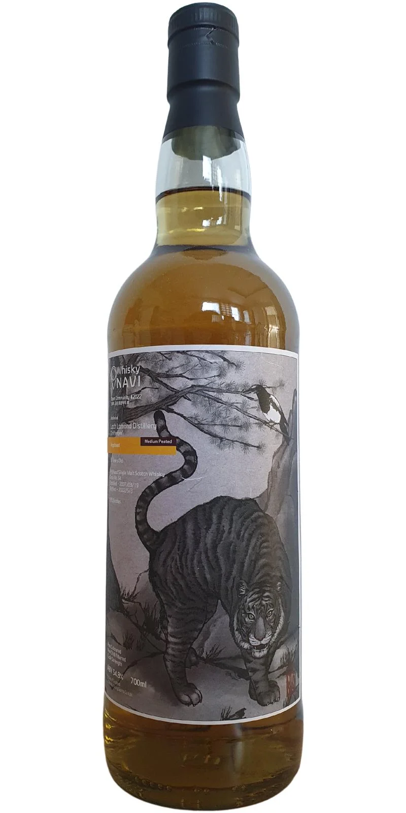 Loch Lomond 2007 WhiskyNavi 15 Year Old Single Malt Scotch Whisky | 700ML - Whiskey