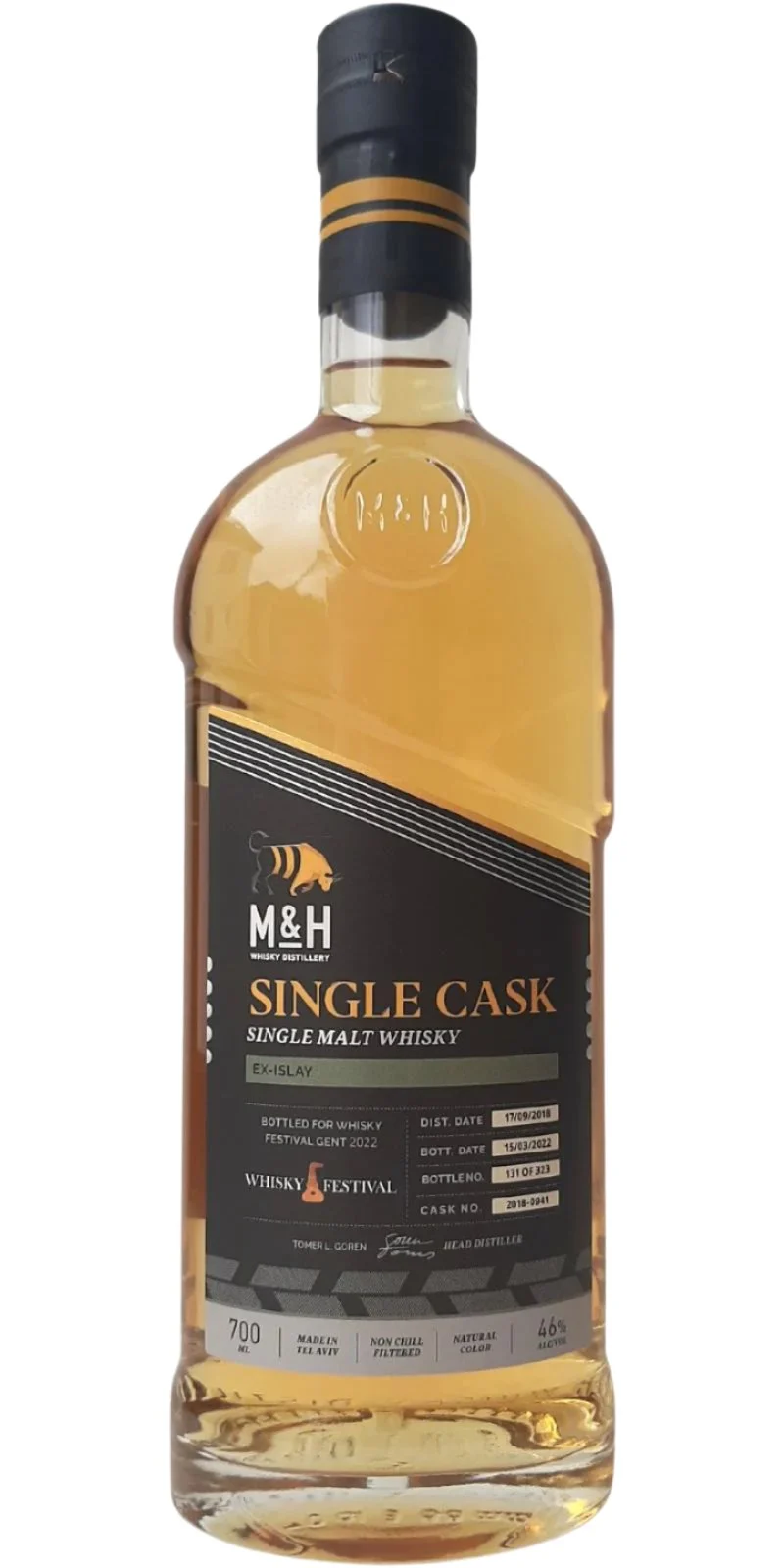 M&H 2018 Whisky Festival Gent 2022 Whisky de pura malta | 700ML