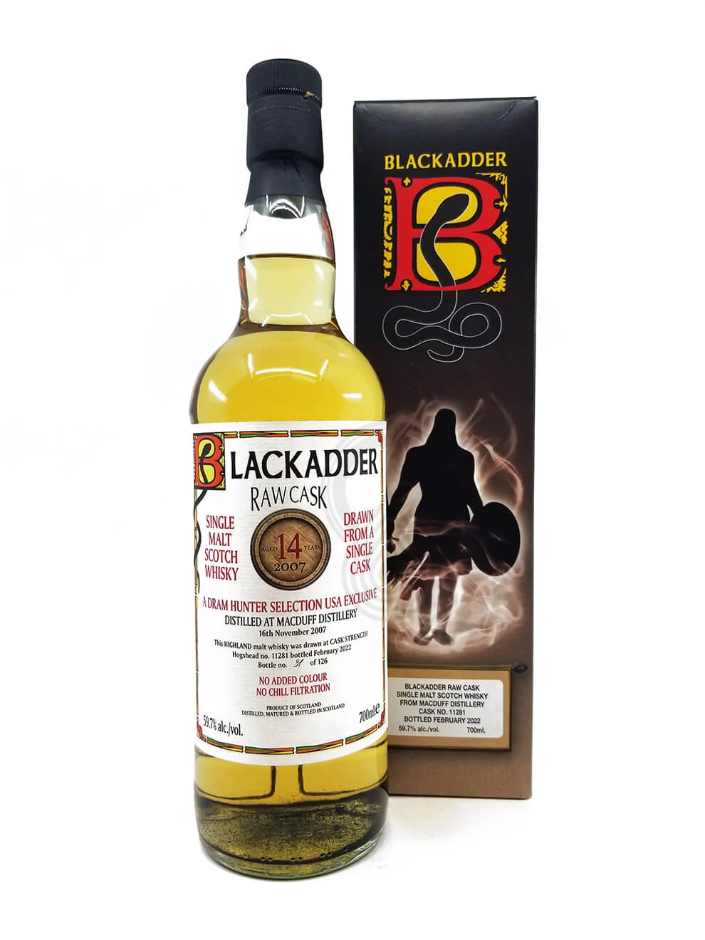 Macduff 2007 BA Raw Cask (14 Year Old) Single Malt Scotch Whisky | 700ML - Whiskey