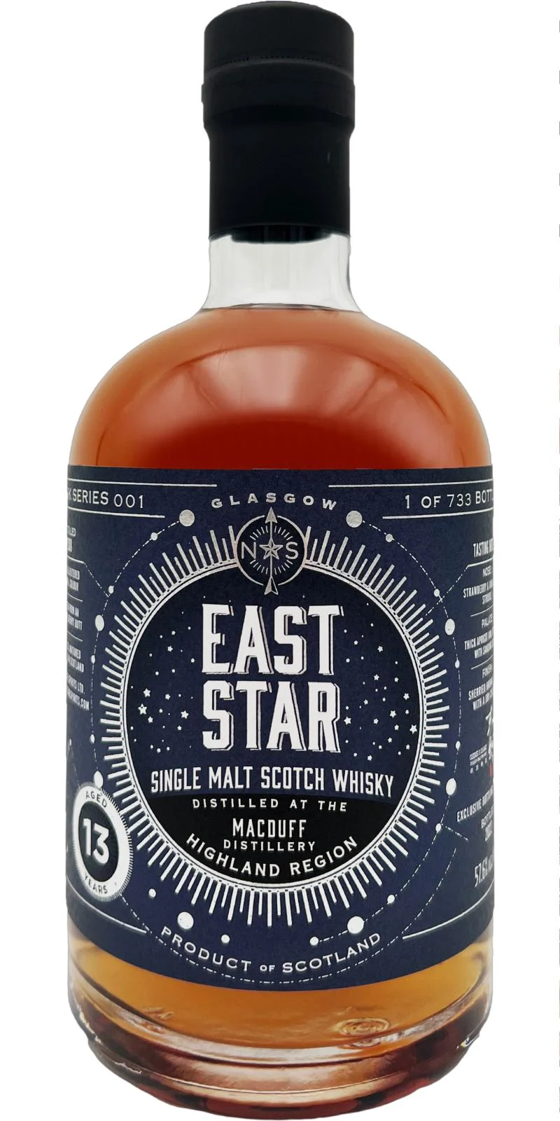 Macduff 2008 NSS East Star 13 Year Old 2022 Cask Series #1 Release Single Malt Scotch Whisky | 700ML - Whiskey