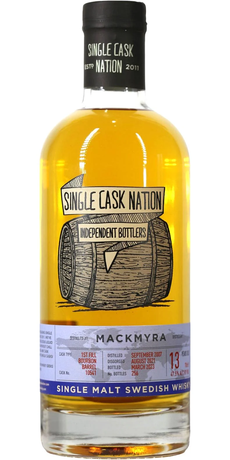 Mackmyra 2007 (Jewish Whisky Company) Single Cask Nation Whisky | 700ML - Whiskey