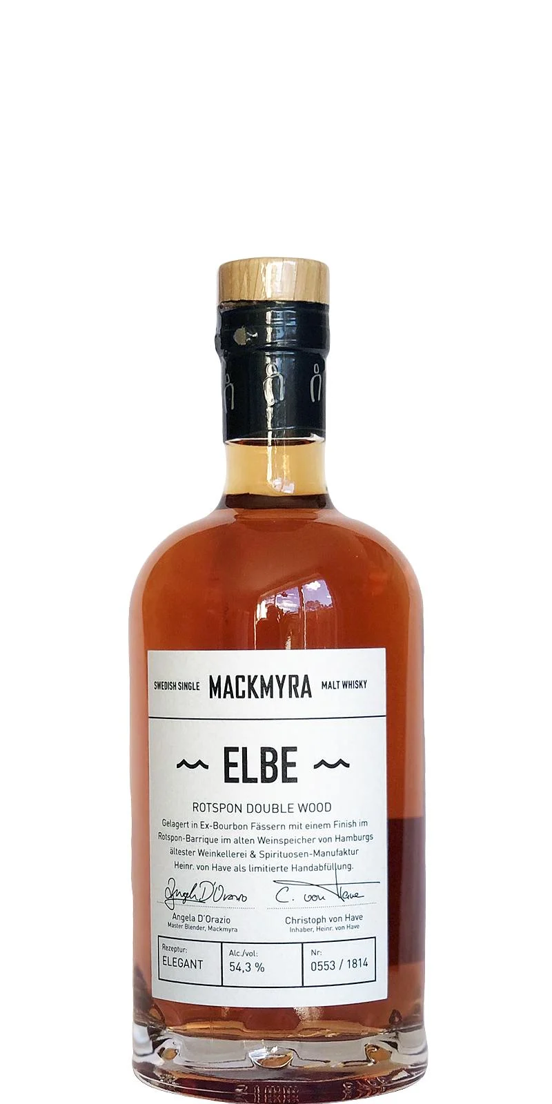 Mackmyra Elbe 2019 Release Single Malt Whisky | 500ML - Whiskey