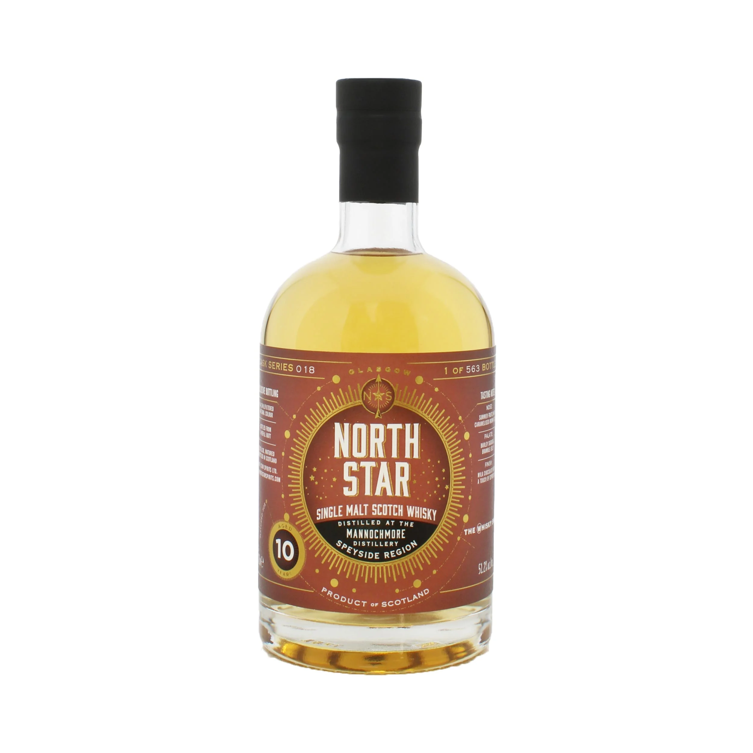 Mannochmore 10 Year Old (North Star) Cask Series 018 Single Malt Scotch Whisky | 700ML - Whiskey