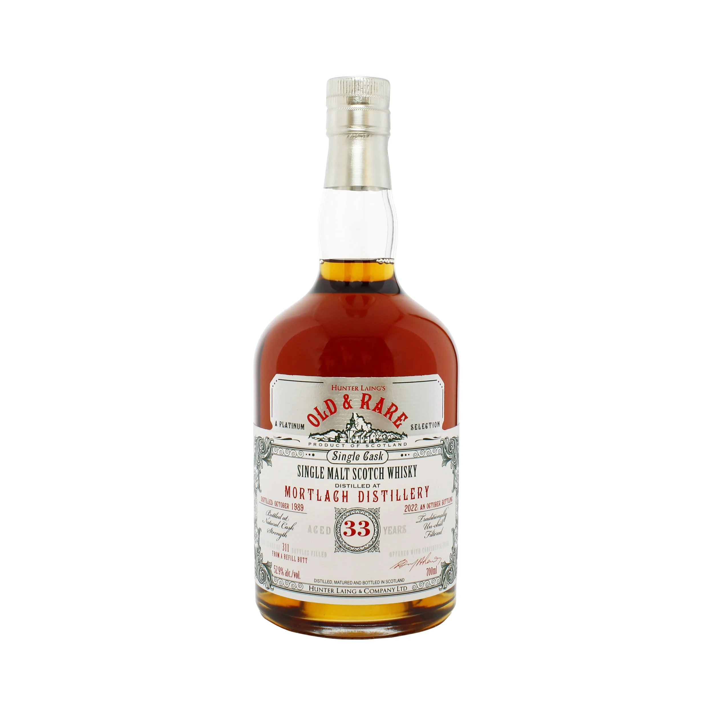Mortlach 1989 Hunter Laing Old & Rare - A Platinum Selection 33 Year Old Single Malt Scotch Whisky | 700ML