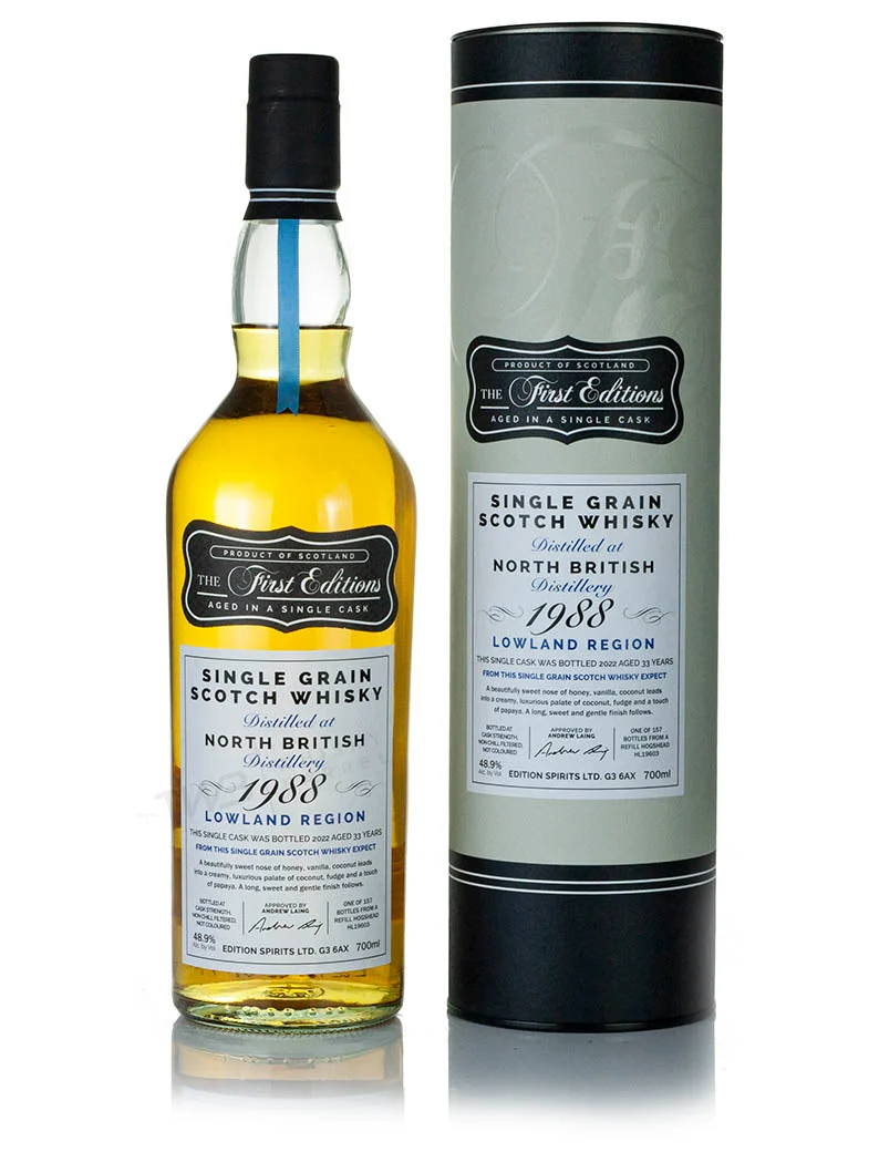 Norte de Gran Bretaña 1988 (espirituosos de edición) Las primeras ediciones (33 años) Whisky de grano único | 700ML