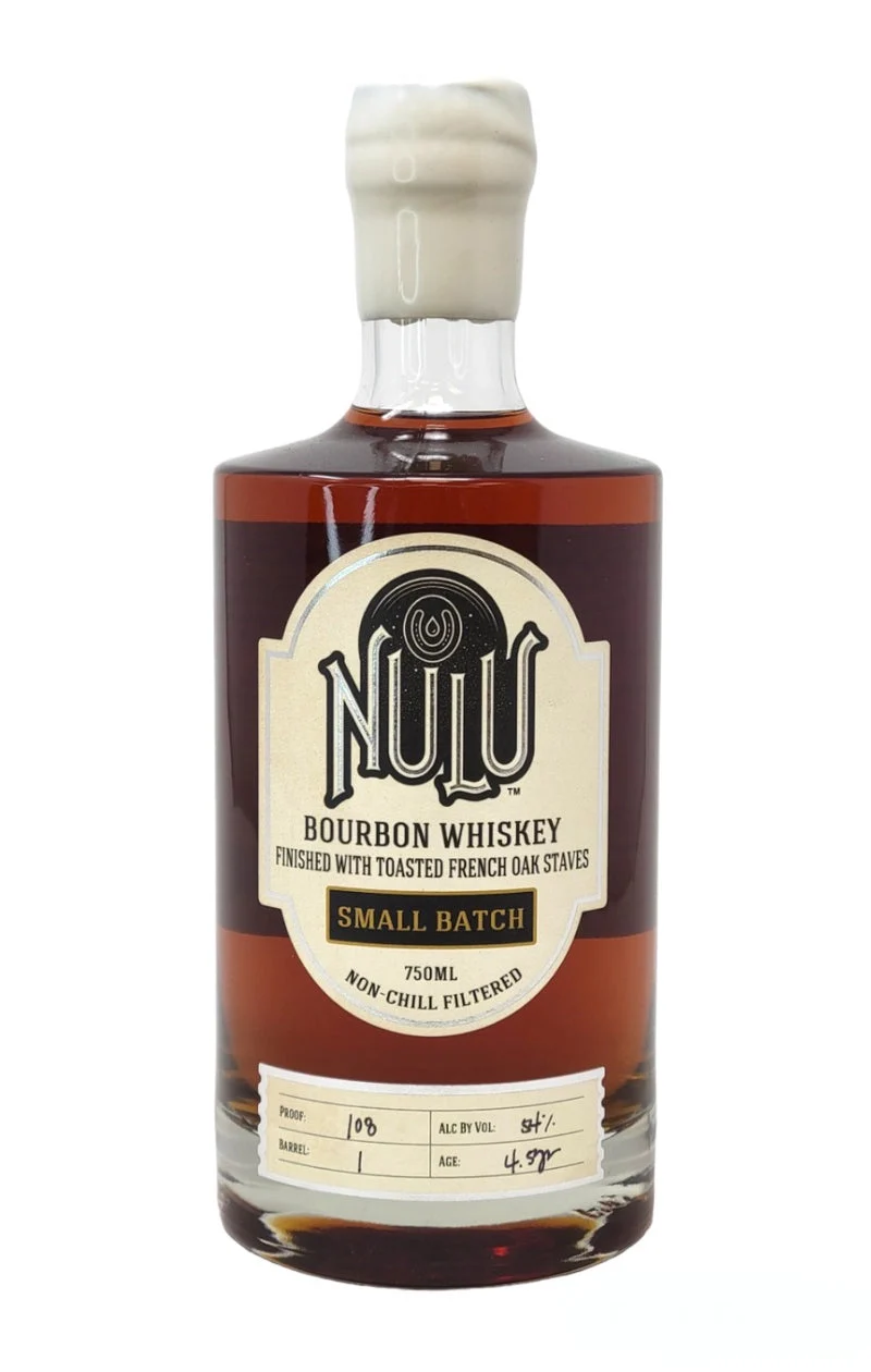 Nulu acabado con duelas de roble francés tostado, lote pequeño de whisky bourbon exclusivo de la costa oeste - Whiskey