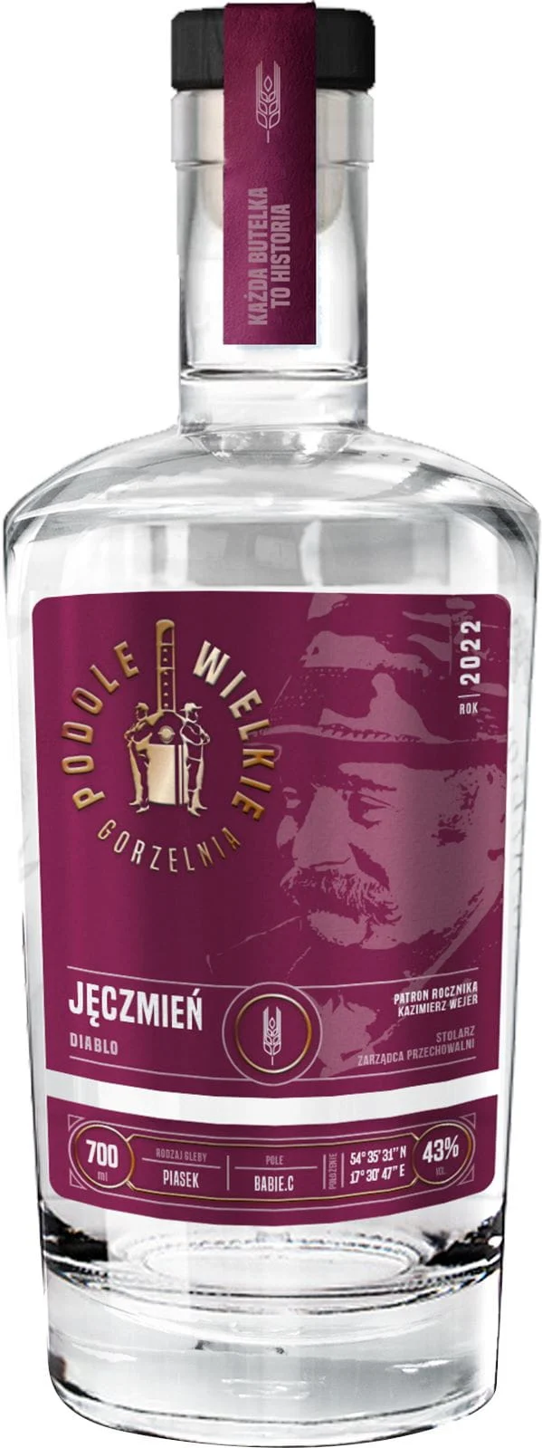 Okowita Podole Wielkie Jeczmie? Vodka premium 2022 | 700ML