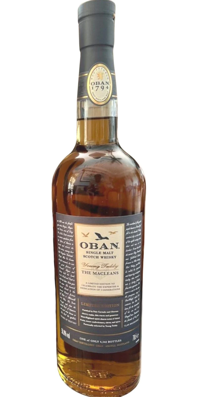 Oban Young Teddy The Macleans Single Malt Scotch Whisky | 700ML - Whiskey