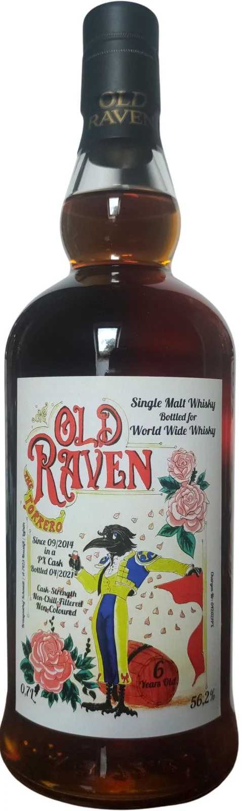 Old Raven 2014 Torrero 6 Year Old 2021 Release Single Malt Whisky | 700ML - Whiskey