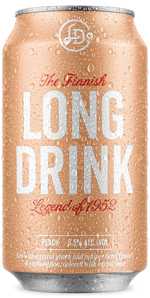 Cóctel de melocotón de The Long Drink Company | 6x355ML