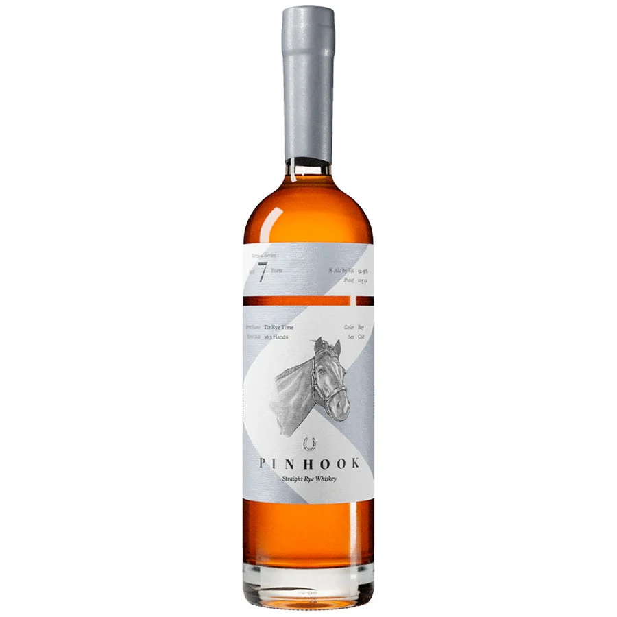 Pinhook Tiz Rye Time Vertical Series 2023 Silver 7 year Straight Right Whiskey