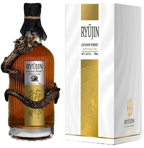 Ryujin Mizunara Cask Japanese Whisky - Whiskey