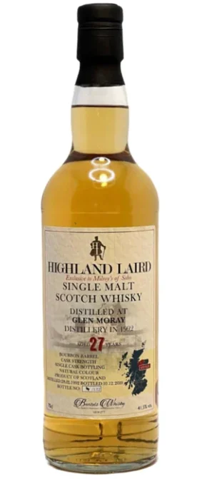 Glen Moray 1992 BRI Highland Laird 27 Year Old 2019 Release Single Malt Scotch Whisky | 700ML - Whiskey