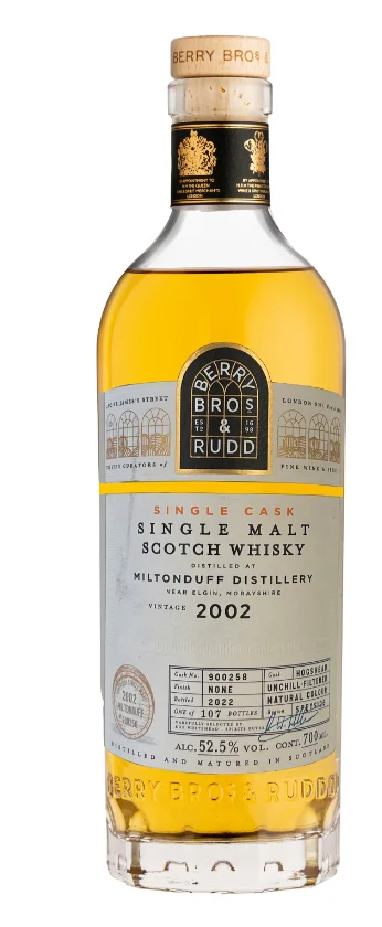 Miltonduff 2002 (Berry Bros & Rudd) Single Cask 2022 Release (Cask #900258) Single Malt Whisky | 700ML - Whiskey