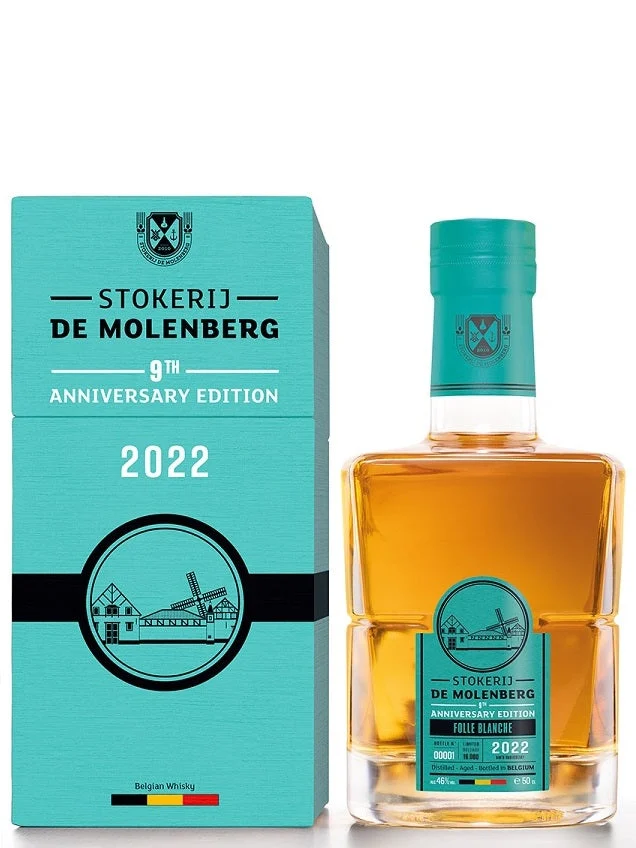 Gouden Carolus Stokerij De Molenberg 2022 Folle Blanche Whisky | 500ML - Whiskey