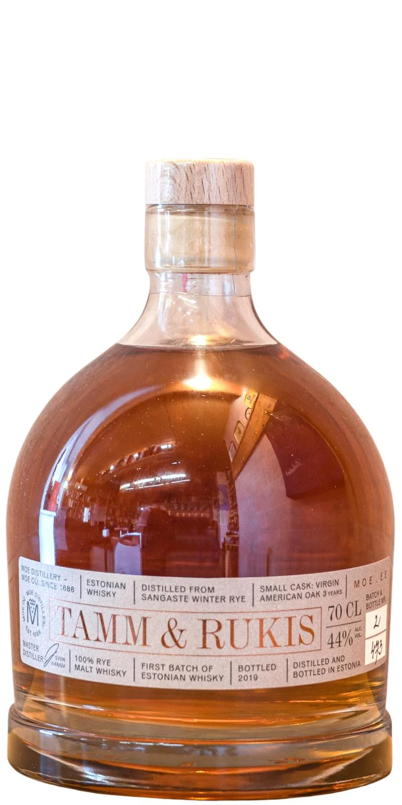 Tamm & Rukis 2019 Release Rye Whisky | 700ML - Whiskey