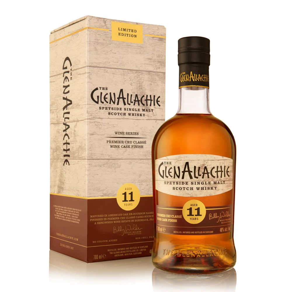 GlenAllachie Wine Series: Premier Cru Classe Wine Finish Whisky | 700ML - Whiskey