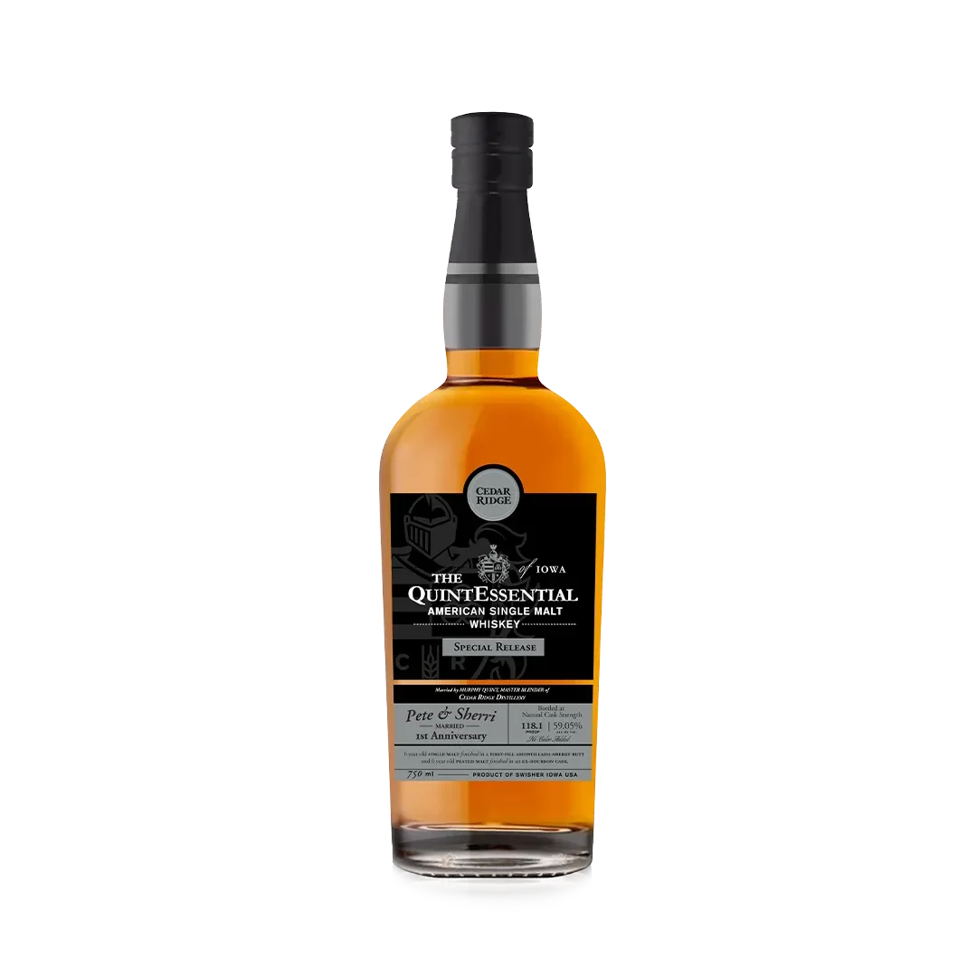 Cedar Ridge The QuintEssential American Single Malt Pete & Sherry Limited Release Whiskey